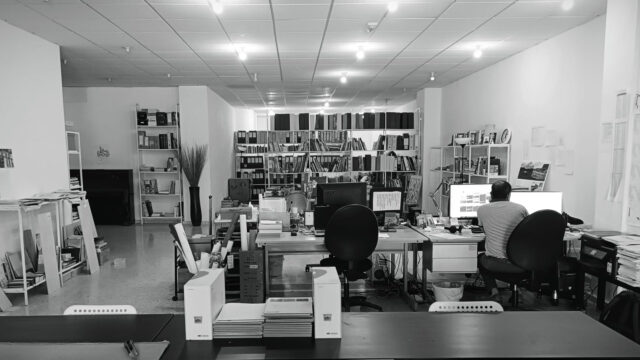 Interior view of the office