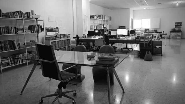 Interior view of the office